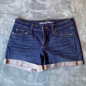 Denim shorts